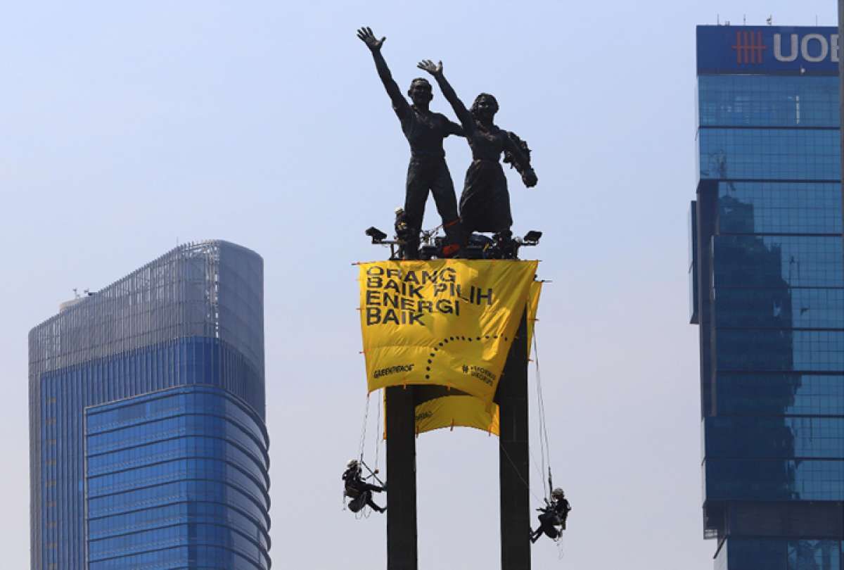 Pesan lingkungan Greenpeace