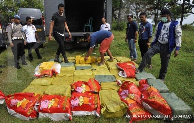 Polda Metro Jaya memusnahkan 71,8 kg sabu dan 15.326 butir ekstasi