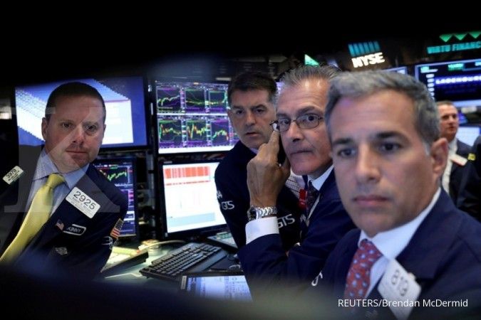 Wall Street sumringah mengakhiri Agustus 
