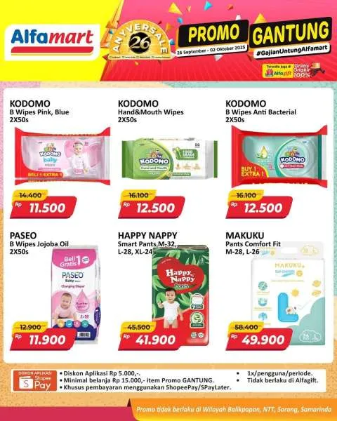 Promo Alfamart Gantung Periode 26 September-2 Oktober 2025
