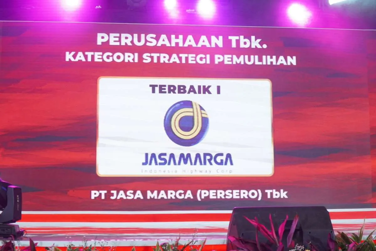 Jasa Marga (JSMR) Raih Penghargaan Terbaik I di Ajang Anugerah BUMN Ke-12 2023 