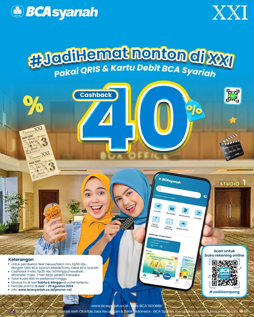 Promo Cinema XXI via BCA Syariah
