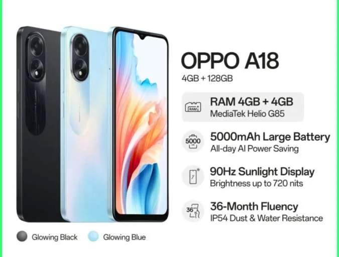 OPPO A18