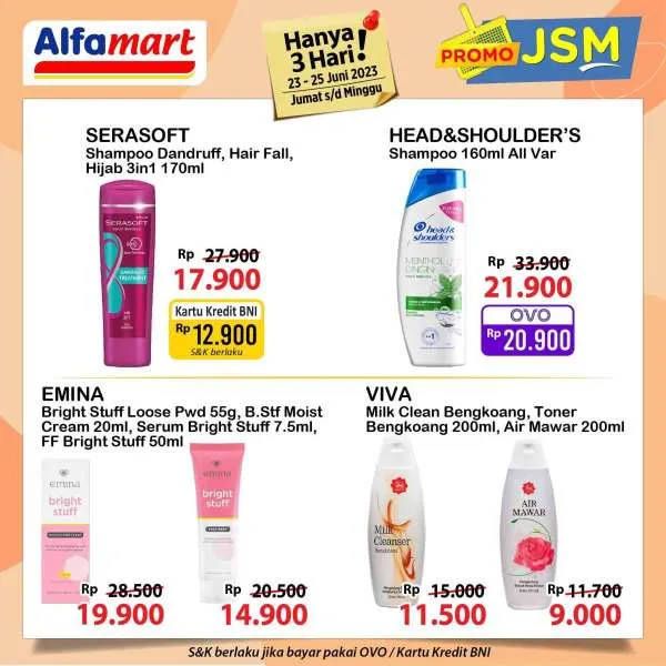 Promo JSM Alfamart Periode 23-25 Juni 2023