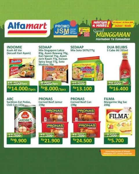 Promo JSM Alfamart Spesial Munggahan Periode 28 Februari-3 Maret 2025