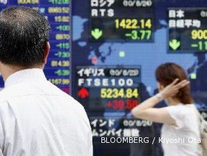 Rencana stimulus Obama membuat bursa Jepang fluktuatif 