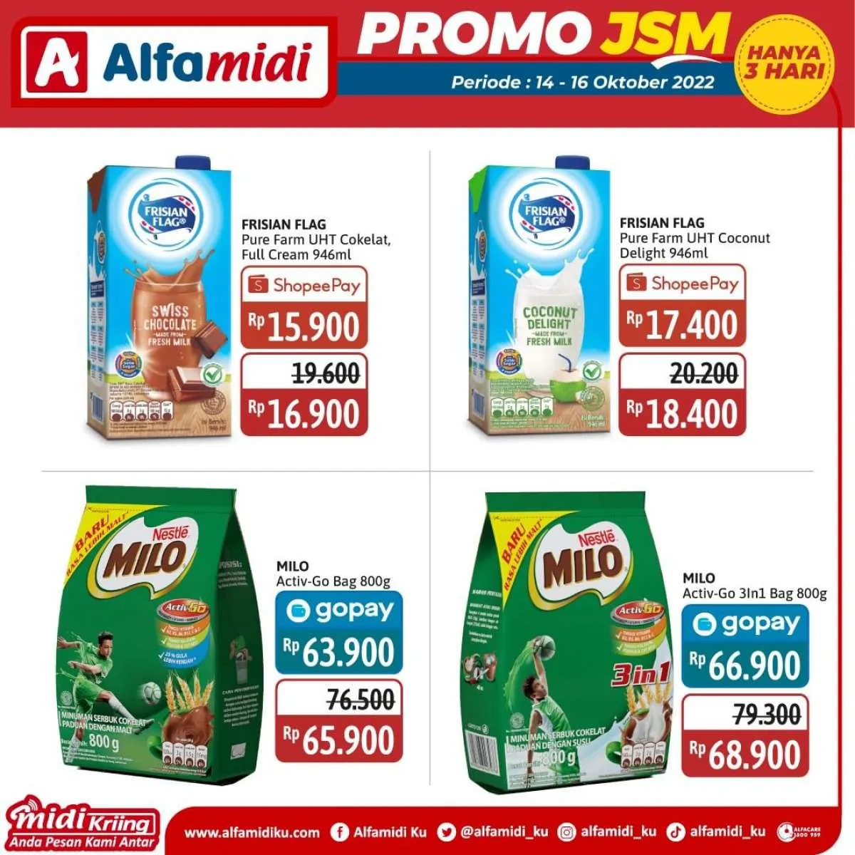 Katalog Promo JSM Alfamidi Periode 14-16 Oktober 2022, Cek di Sini!