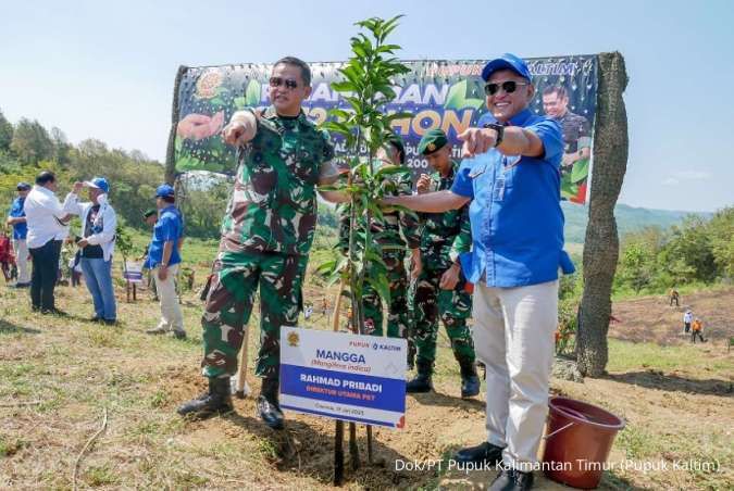 Terapkan ESG, Pupuk Kaltim Kembali Gandeng KOSTRAD Tanam Lebih dari 63 Ribu Pohon