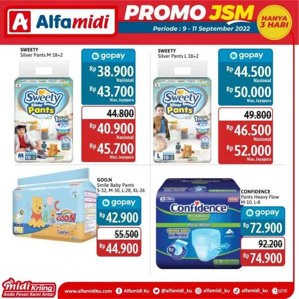 Promo JSM Alfamidi Periode 9-11 September 2022