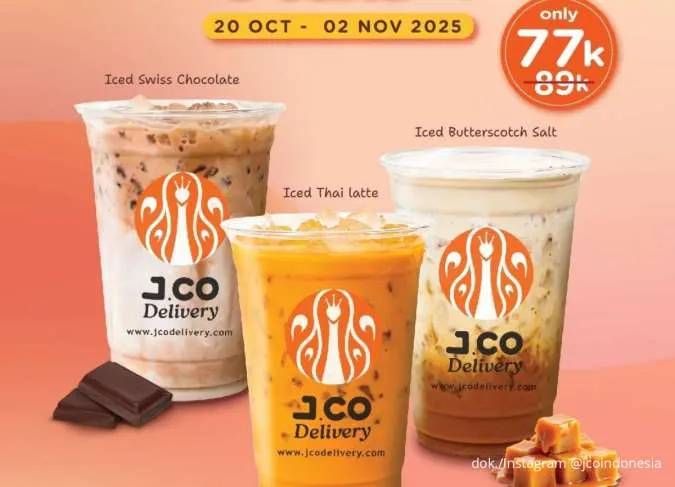 Hari Terakhir Promo J.CO Bundling Minuman Favorit dengan Harga Spesial
