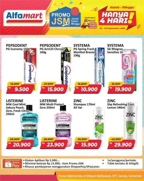 Promo JSM Alfamart Periode 4-7 September 2025