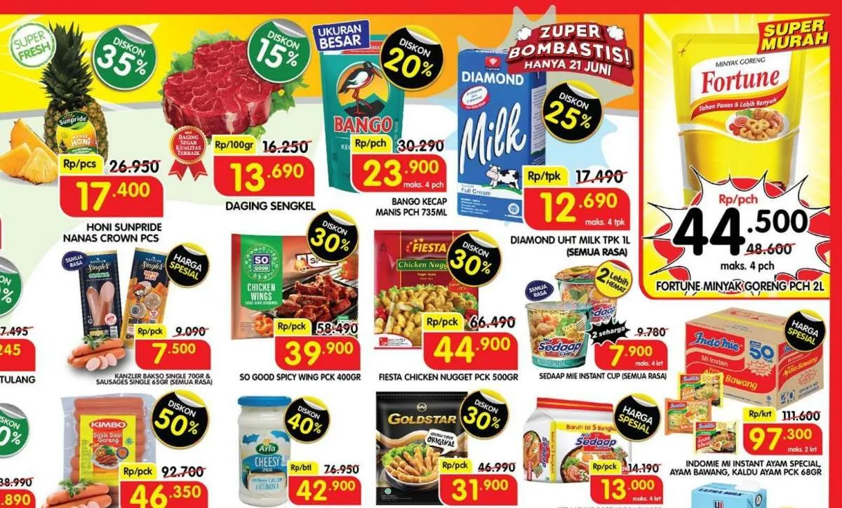 Promo Superindo hingga 23 Juni 2022, Potongan Harga yang Menarik