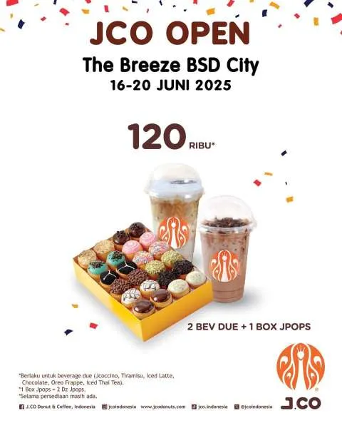Promo JCO The Breeze BSD City Paket 120 Ribu