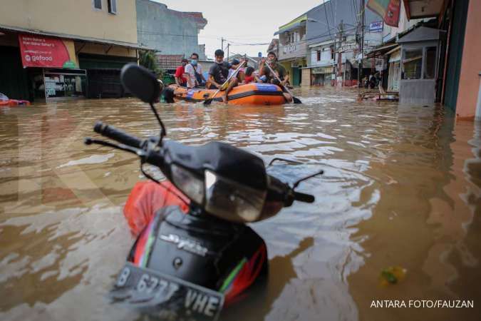 Kementerian PUPR Lakukan Penanganan Tanggap Darurat Banjir Kota Serang