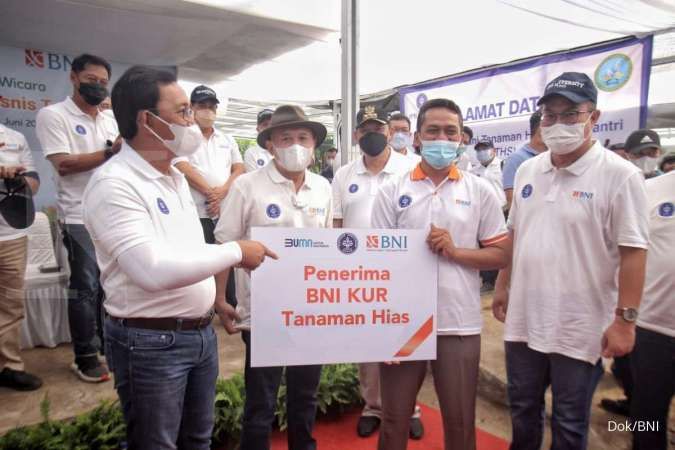 Bank Negara Indonesia (BBNI) salurkan KUR ke UKM tanaman hias