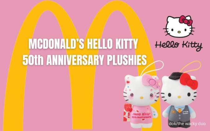Promo McD x Hello Kitty 50th Anniversary, Gantungan Tas Hello Kitty Limited Edition