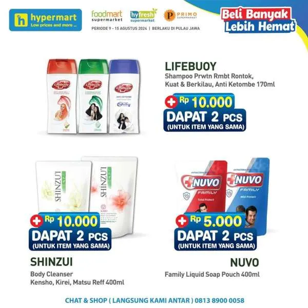 Promo Hypermart Beli Banyak Lebih Hemat Periode 9-15 Agustus 2024