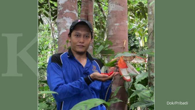Upaya Muhammad Hanif melestarikan tanaman buah khas Kalimantan (1)