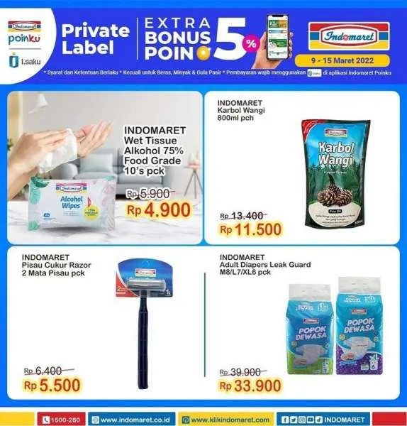 Promo Indomaret Super Hemat Mingguan 9-15 Maret 2022