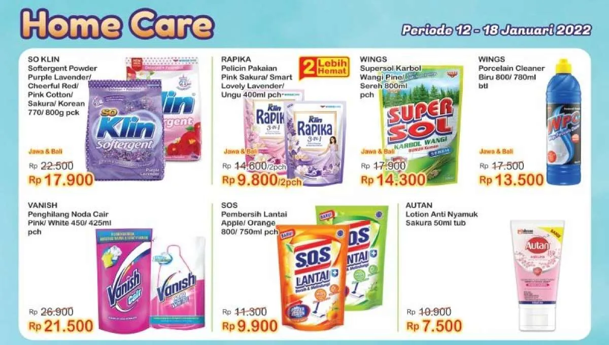 Promo Indomaret Super Hemat 13 Januari 2022, Belanja Harga Murah di Minggu Ini