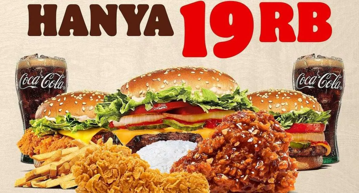 Promo Burger King Terbaru Serba Rp 19.000-an di Januari 2024, Hemat Sampai 56%
