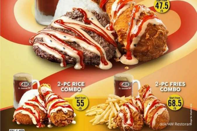 Promo Menu Terbaru AW Restoran, Duo Loaded Ayam-Daging Pakai 2 Saus Spesial