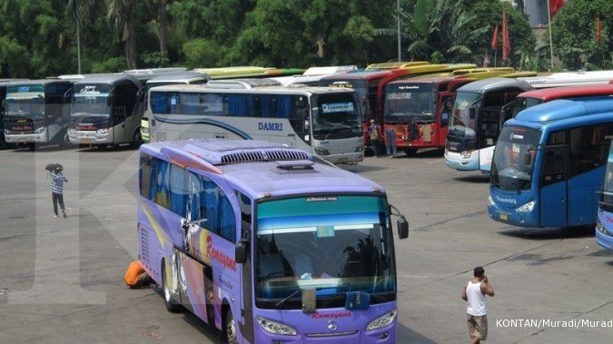 Pertumbuhan transportasi darat tahun Ini cuma 4%