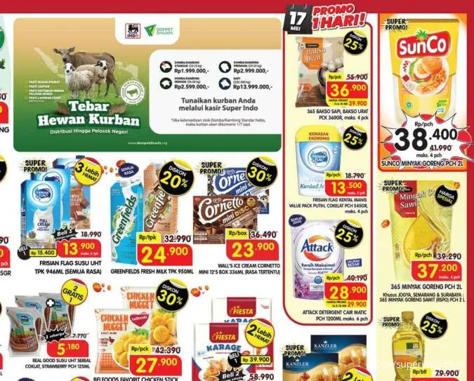 Promo Superindo Hari Ini 16-18 Mei 2025, Daging Giling-Minyak Goreng Harga Spesial