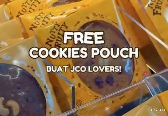 Promo J.CO Mingguan 2-8 Februari 2026, Dapatkan Gratis Cookies Pouch!