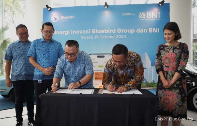 BNI &Bluebird Perkuat Digitalisasi Pembayaran dengan QRIS di Seluruh Armada Bluebird 