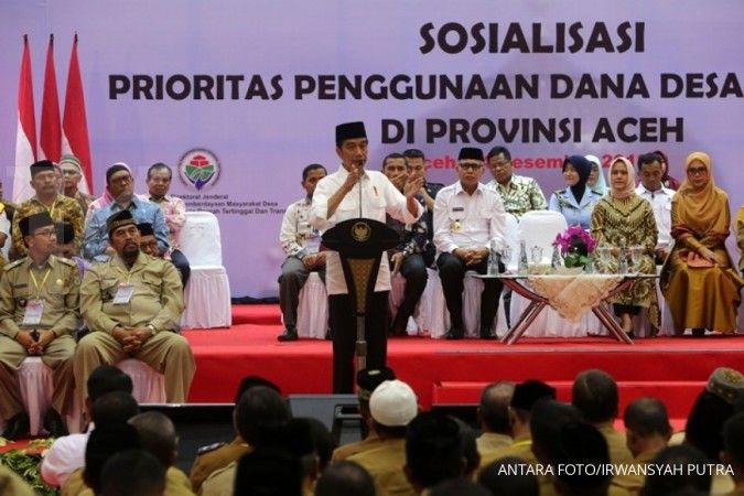 Efektifkan perputaran dana desa, Jokowi minta gunakan SDM lokal