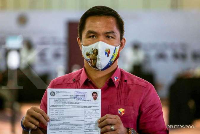 Menuju Malacanang, Manny Pacquiao mendaftar sebagai calon Presiden Filipina 