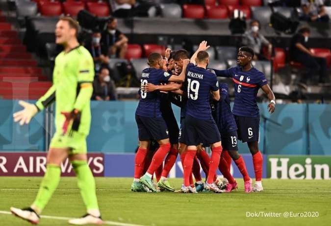 Jadwal Euro 2020 Prancis vs Swiss di babak 16 besar