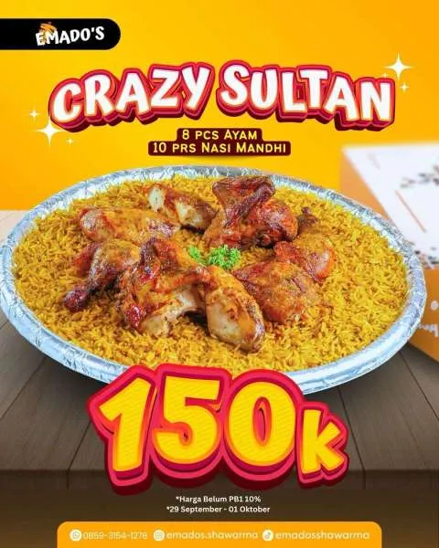 Promo Emados Crazy Sultan