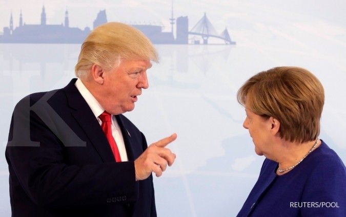 Donald Trump menuding Jerman di bawah kendali Rusia
