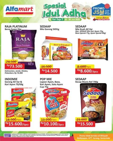 Promo JSM Alfamart Spesial Idul Adha Periode 5-8 Juni 2025