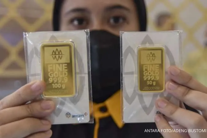 Lanjutkan Pelemahan, Harga Emas Antam Turun Rp 1.000 Hari Ini 28 Januari