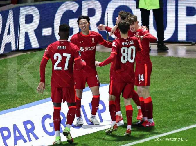 Hasil Carabao Cup Preston North End vs Liverpool: The Reds tekuk The Whites 0-2