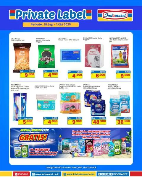 Promo Indomaret Super Hemat Periode 18 September-1 Oktober 2025
