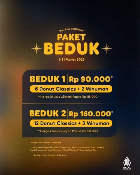 Promo Dunkin Paket Beduk Ramadhan