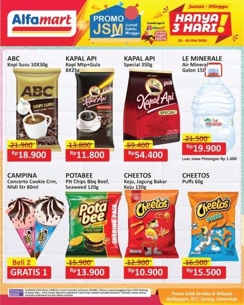 Promo JSM Alfamart 23-25 Mei 2025