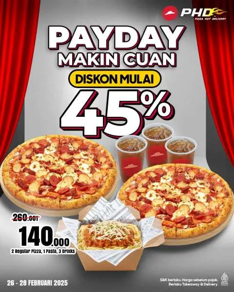Promo PHD Payday Diskon 45%