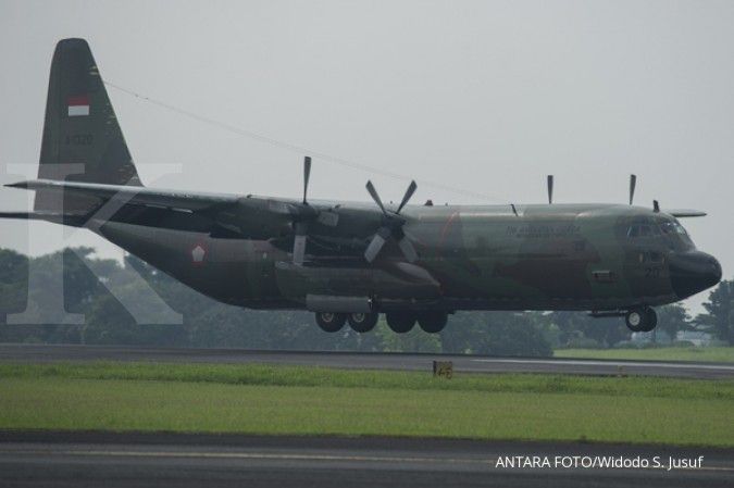 Pesawat Hercules bantu tekan harga semen Papua