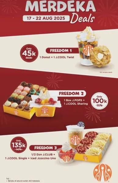 Promo JCO Merdeka Deals 17-22 Agustus