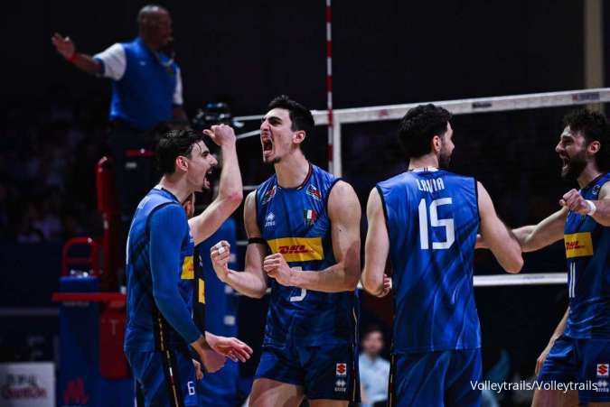 Hasil Semi Final VNL Men 2025: Italia dan Polandia Raih Tiket Final