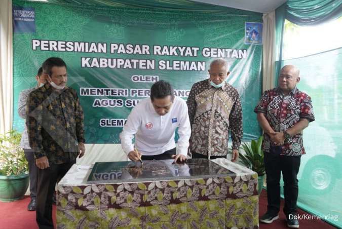 Resmikan Pasar Gentan Yogyakarta, Kemendag Dorong Percepatan Pembangunan Sektor Perdagangan