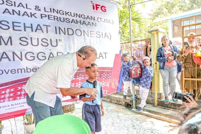 Askrindo Gelar Gerakan Anak Sehat Indonesia di Kabupaten Manggarai Barat