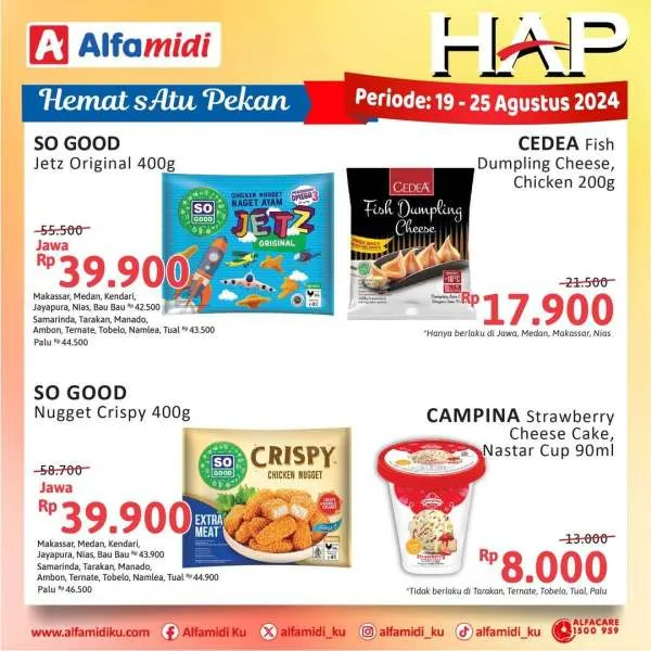 Promo Alfamidi Hemat Satu Pekan Periode 19-25 Agustus 2024