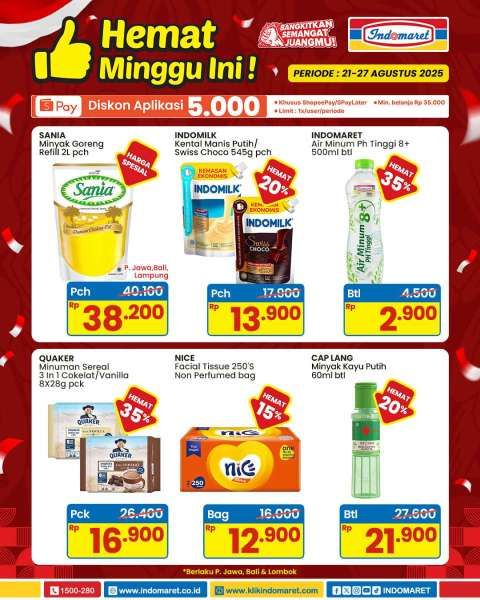Promo Indomaret Hemat Minggu Ini 21-27 Agustus 2025