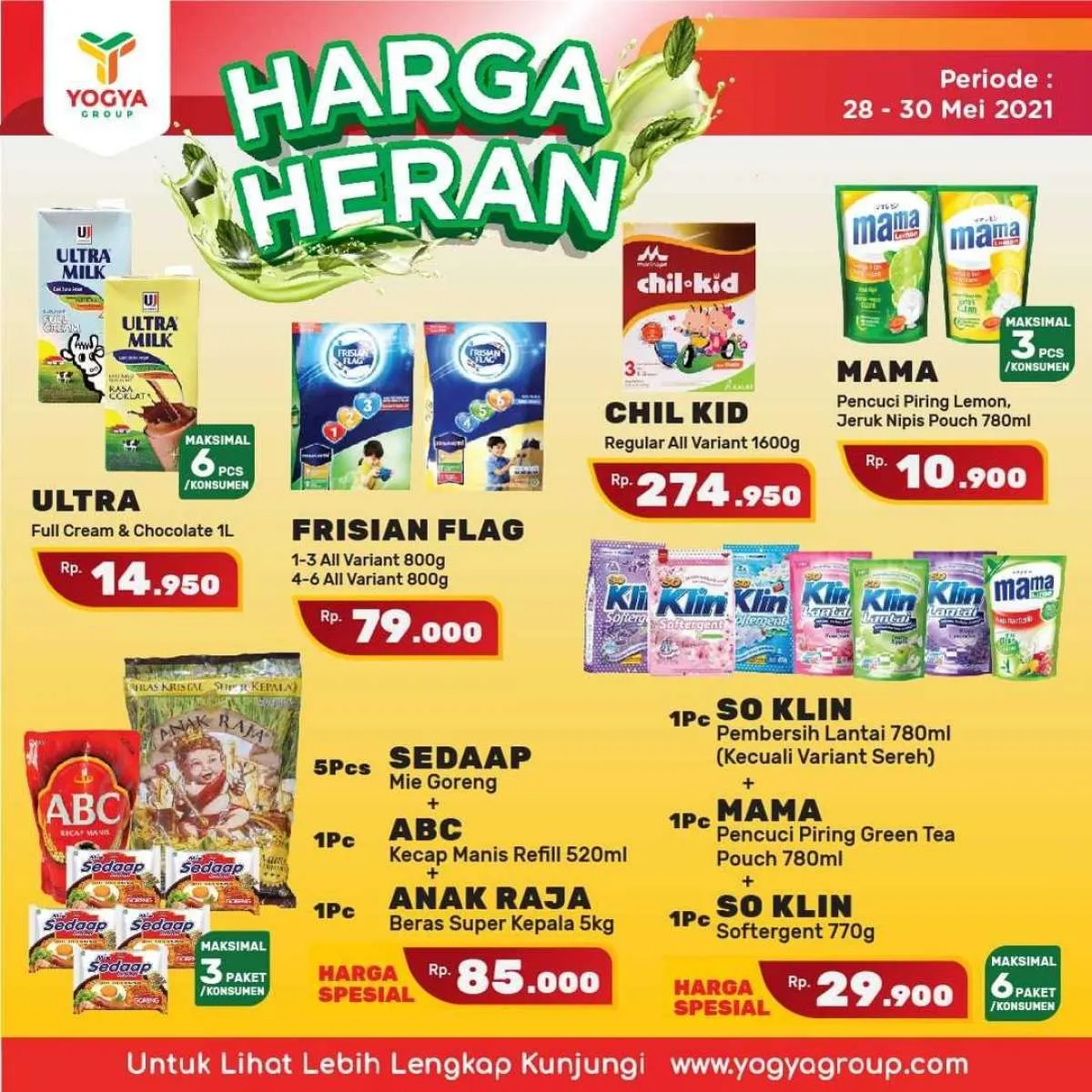 Promo JSM Yogya Supermarket 30 Mei 2021, masih ada program Harga Heran!